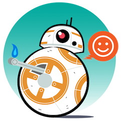 Star Wars: The Last Jedi Facebook sticker #1