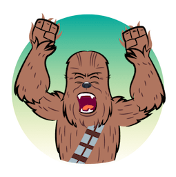 Facebook Star Wars: The Last Jedi Sticker #7