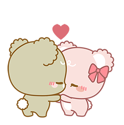Facebook Sugar Cubs in Love Sticker #10