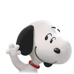 Snoopy y Charlie Brown: Peanuts Facebook sticker #19