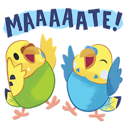 Sticker de Facebook Tweet Tweet Parakeet #10