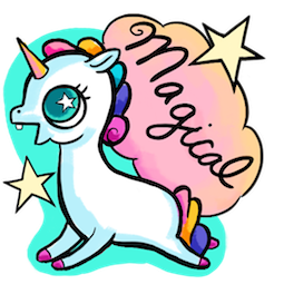 Sticker de Facebook El unicornio Ulises #9