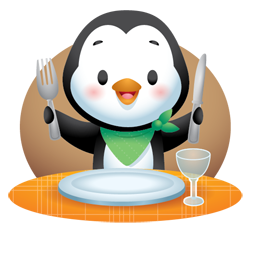Sticker de Facebook Pingouins des fêtes #2