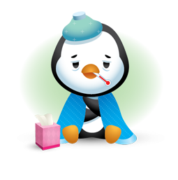 Sticker de Facebook Pingouins d’hiver #3