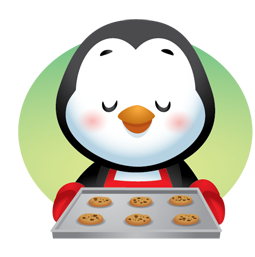 Sticker de Facebook Pingouins d’hiver #16