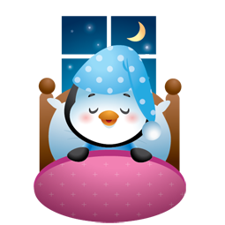 Sticker de Facebook Pingouins d’hiver #21