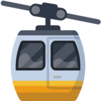🚡 Смайлик Facebook / Messenger «Aerial Tramway»