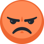 😠 Смайлик Facebook / Messenger «Angry Face»