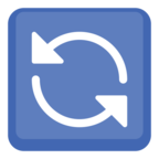 🔄 Facebook / Messenger «Anticlockwise Arrows Button» Emoji - Version du site Facebook