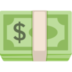 💵 «Dollar Banknote» Emoji para Facebook / Messenger