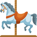 🎠 Смайлик Facebook / Messenger «Carousel Horse»