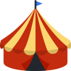 🎪 Смайлик Facebook / Messenger «Circus Tent»