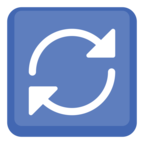 🔃 Facebook / Messenger «Clockwise Vertical Arrows» Emoji - Version du site Facebook
