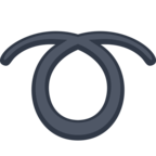 ➰ «Curly Loop» Emoji para Facebook / Messenger