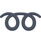 ➿ Facebook / Messenger «Double Curly Loop» Emoji - Version du site Facebook