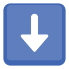 ⬇ Facebook / Messenger «Down Arrow» Emoji - Facebook Website version