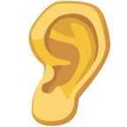👂 «Ear» Emoji para Facebook / Messenger