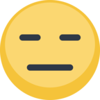 😑 «Expressionless Face» Emoji para Facebook / Messenger