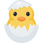 🐣 Смайлик Facebook / Messenger «Hatching Chick»