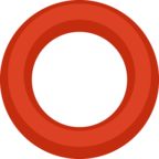 ⭕ «Heavy Large Circle» Emoji para Facebook / Messenger
