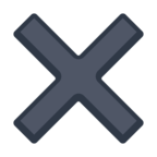 ✖ «Heavy Multiplication X» Emoji para Facebook / Messenger