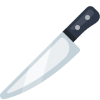 🔪 Смайлик Facebook / Messenger «Kitchen Knife»