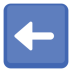⬅ «Left Arrow» Emoji para Facebook / Messenger