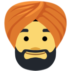👳 Смайлик Facebook / Messenger «Person Wearing Turban»