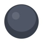 ⚫ «Black Circle» Emoji para Facebook / Messenger