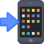 📲 «Mobile Phone With Arrow» Emoji para Facebook / Messenger