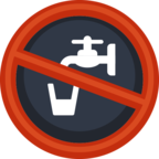 🚱 «Non-Potable Water» Emoji para Facebook / Messenger