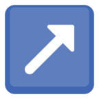 ↗ Facebook / Messenger «Up-Right Arrow» Emoji