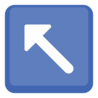 ↖ Facebook / Messenger «Up-Left Arrow» Emoji