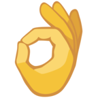 👌 «OK Hand» Emoji para Facebook / Messenger