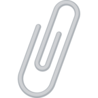 📎 Facebook / Messenger «Paperclip» Emoji - Version du site Facebook