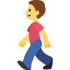 🚶 «Person Walking» Emoji para Facebook / Messenger