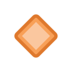 🔸 Facebook / Messenger «Small Orange Diamond» Emoji - Facebook Website Version