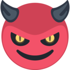 😈 «Smiling Face With Horns» Emoji para Facebook / Messenger