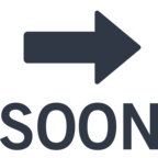 🔜 «Soon Arrow» Emoji para Facebook / Messenger