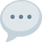 💬 Facebook / Messenger «Speech Balloon» Emoji - Facebook Website Version