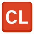 🆑 «CL Button» Emoji para Facebook / Messenger - Versión del sitio web de Facebook