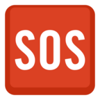 🆘 Смайлик Facebook / Messenger «SOS Button»