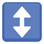 ↕ «Up-Down Arrow» Emoji para Facebook / Messenger - Versión del sitio web de Facebook