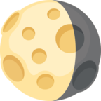 🌖 «Waning Gibbous Moon» Emoji para Facebook / Messenger