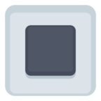 🔳 Facebook / Messenger «White Square Button» Emoji - Version du site Facebook
