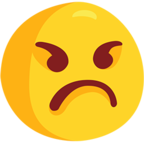 😠 Facebook / Messenger «Angry Face» Emoji - Messenger-Anwendungs version