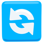 🔄 «Anticlockwise Arrows Button» Emoji para Facebook / Messenger - Versión de la aplicación Messenger