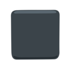 ◼ «Black Medium Square» Emoji para Facebook / Messenger - Versión de la aplicación Messenger