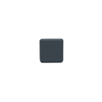 ▪ «Black Small Square» Emoji para Facebook / Messenger - Versión de la aplicación Messenger