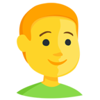 👦 «Boy» Emoji para Facebook / Messenger - Versión de la aplicación Messenger